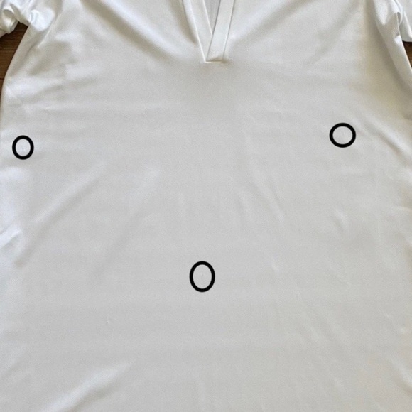 Addison Bay Easy Polo Dress - White, Size Small (Tennis/Golf/Pickleball) - Picture 5 of 6